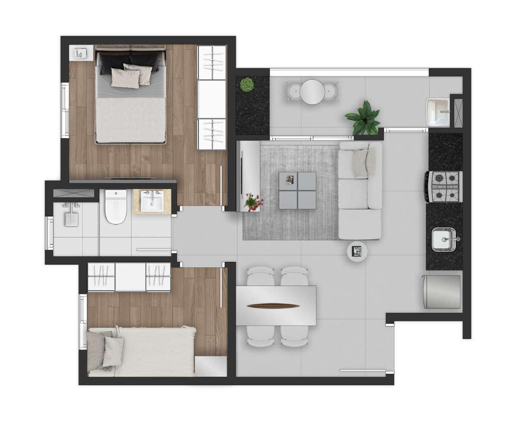 Apartamento, 2 quartos, 41 m² - Foto 29