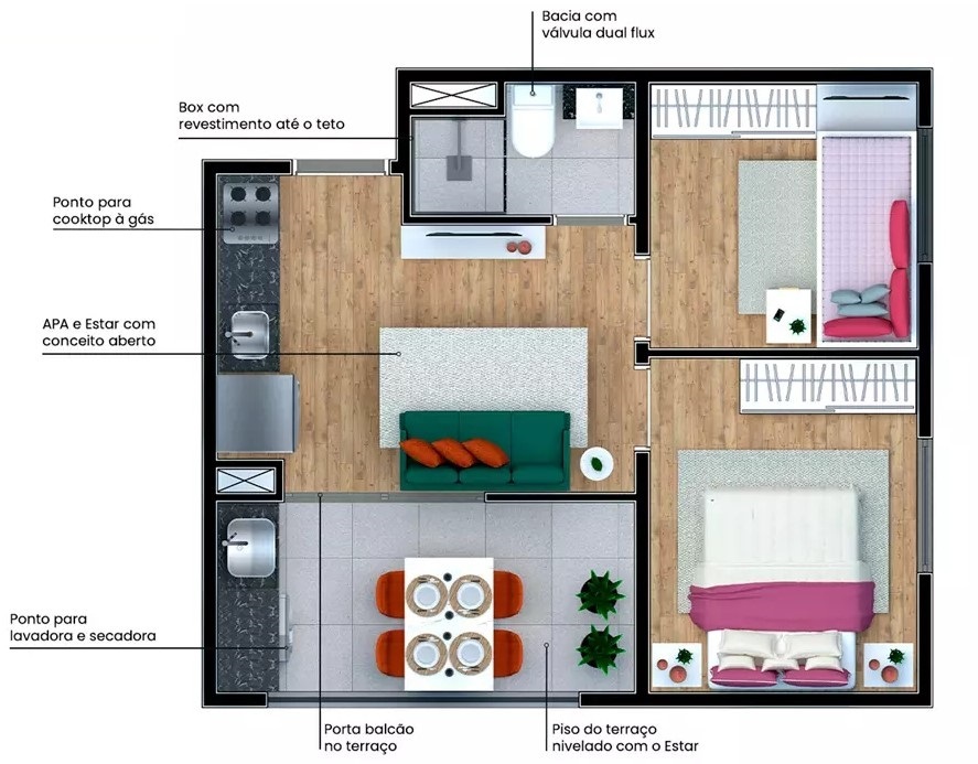 Apartamento, 1 quarto, 18 m² - Foto 28