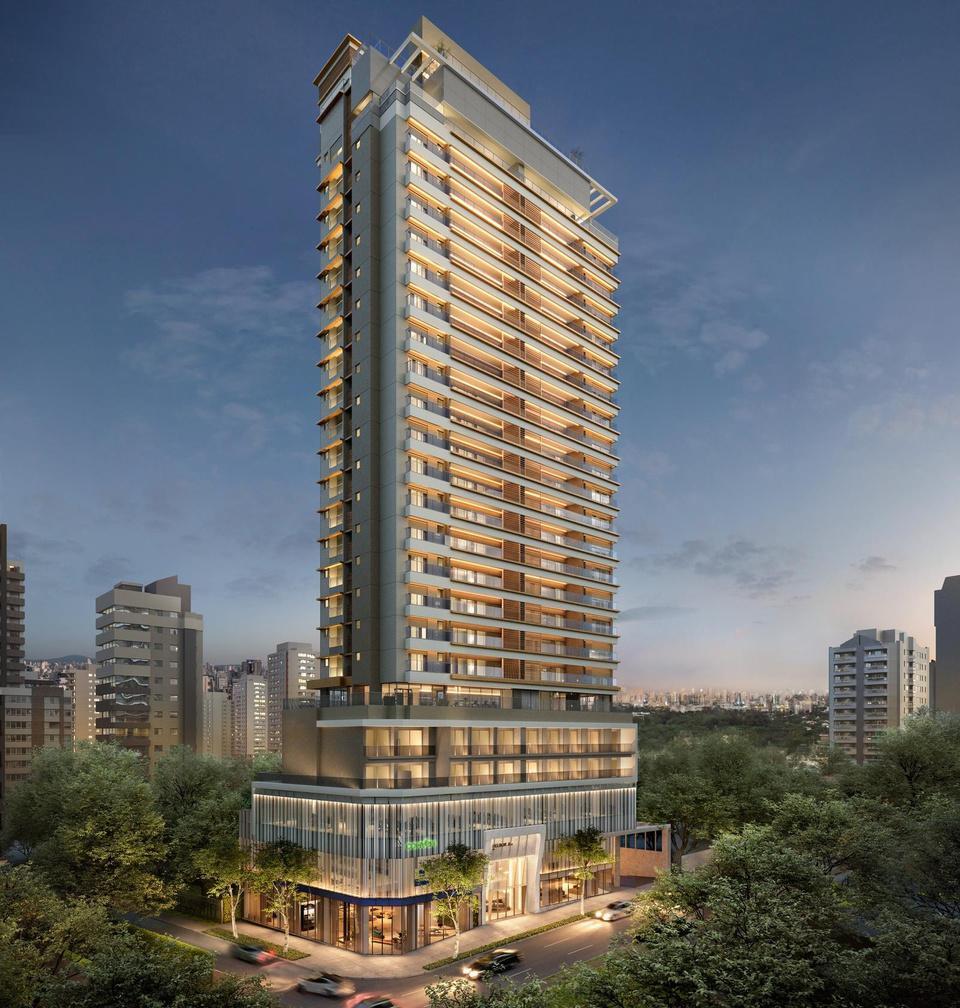 Studio à venda em São Paulo, Vila Nova Conceição, com 1 quarto, 25,83m² - Renaldo Moura