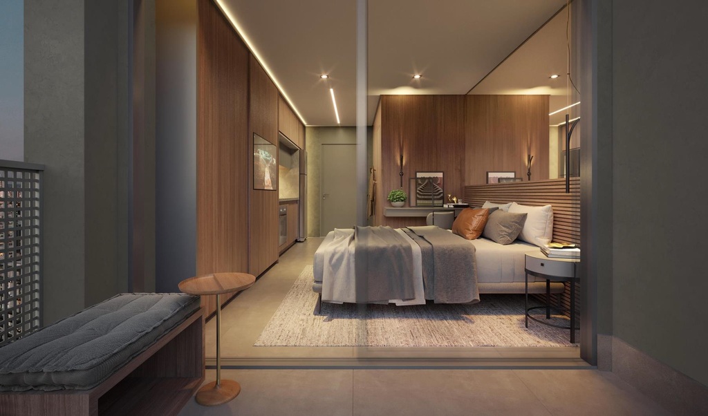 Studio à venda em São Paulo, Vila Nova Conceição, com 1 quarto, 25,83m² - Renaldo Moura
