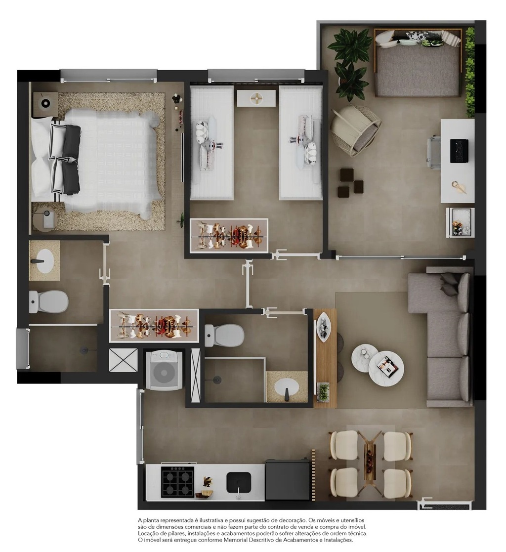 Apartamento, 2 quartos, 35 m² - Foto 28