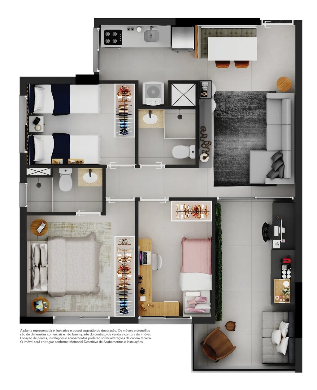 Apartamento, 2 quartos, 35 m² - Foto 29