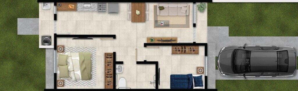 Casa de Condomínio à venda com 2 quartos, 41m² - Foto 11