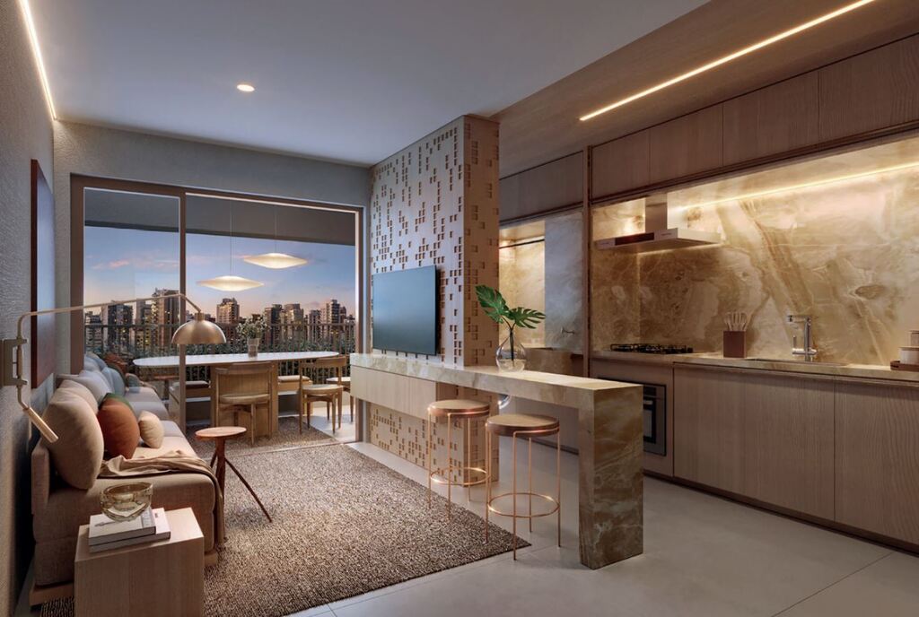 Apartamento à venda em São Paulo, Moema, com 2 quartos, 80,15m² - Renaldo Moura