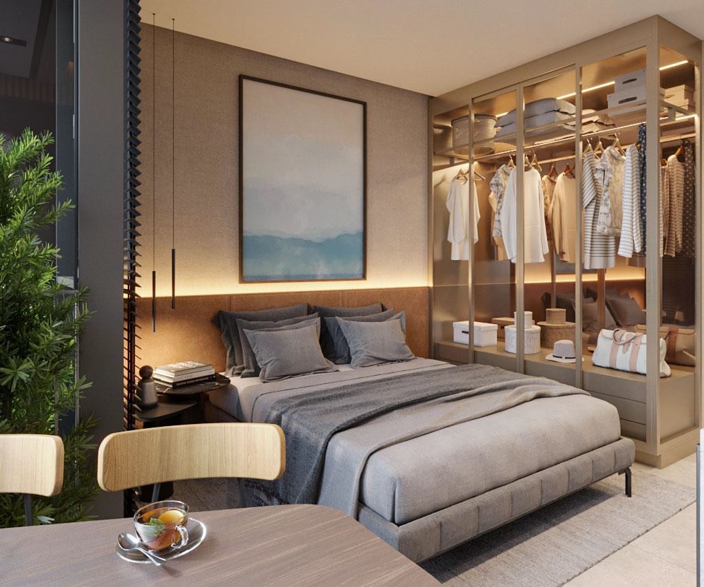 Studio à venda em São Paulo, Cerqueira César, com 1 quarto, 38,86m² - Renaldo Moura