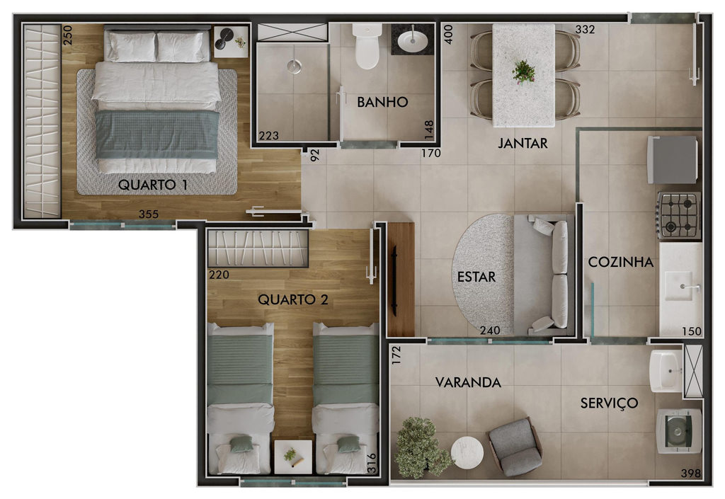 Apartamento, 3 quartos, 62 m² - Foto 25