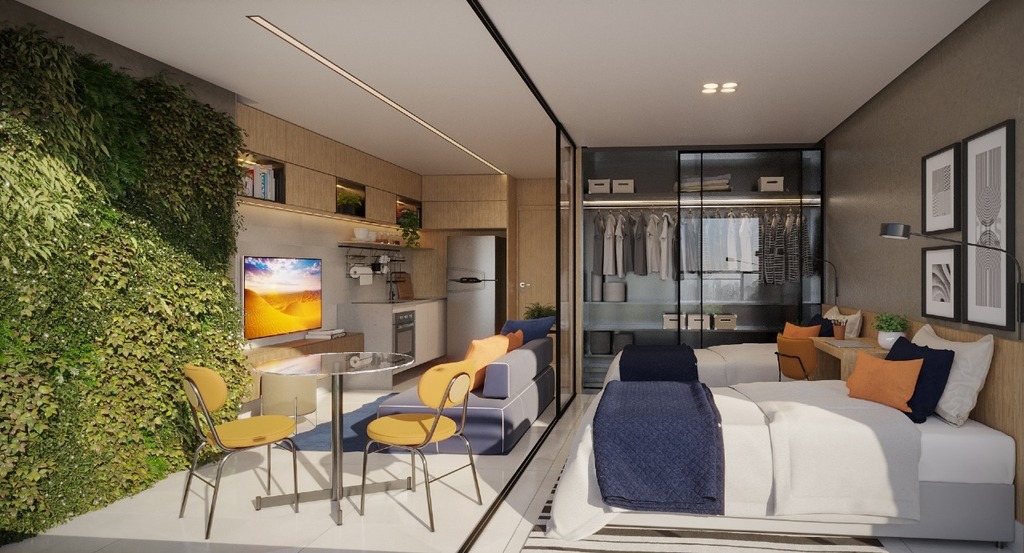 Studio à venda em São Paulo, Perdizes, com 1 quarto, 26m² - Renaldo Moura