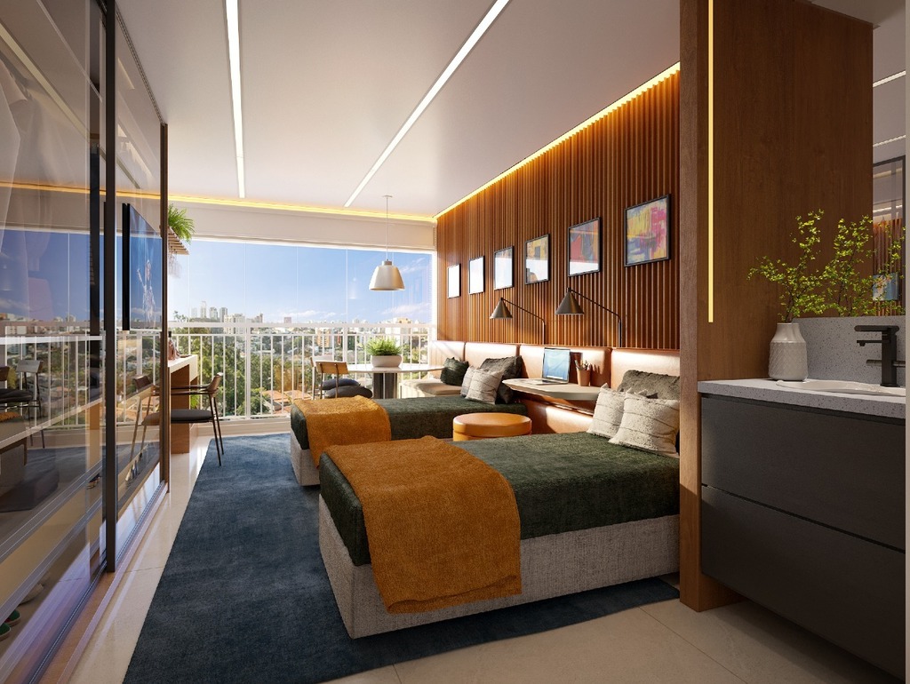 Apartamento à venda em São Paulo, Perdizes, com 1 quarto, 32,8m² - Renaldo Moura