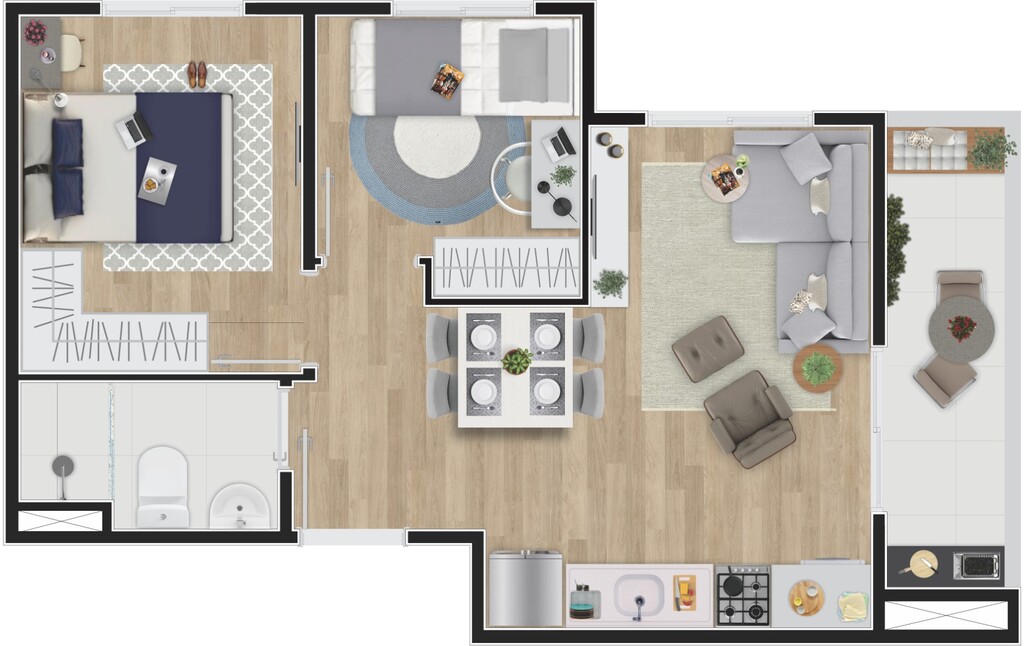 Apartamento, 2 quartos, 33 m² - Foto 25