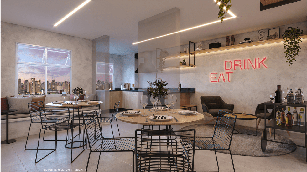 Apartamento Garden à venda em São Paulo, Tatuapé, com 1 quarto, 27,33m² - Renaldo Moura