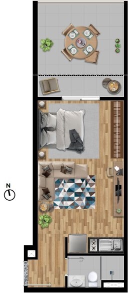 Apartamento, 1 quarto, 34 m² - Foto 16