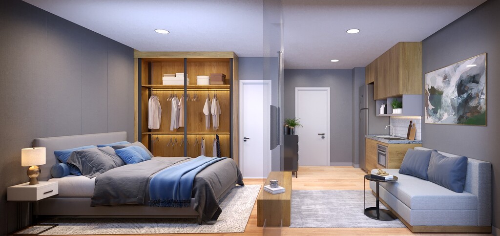 Studio à venda em São Paulo, Vila Guilhermina, com 1 quarto, 24,96m² - Imóveis Magamar
