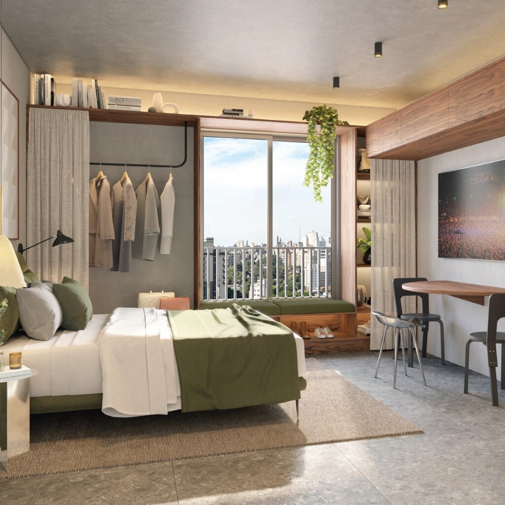 Studio à venda em São Paulo, Jardim Paulista, com 1 quarto, 23,73m² - Carreyra Imobiliaria