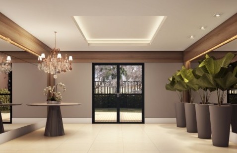 Hall social - Apartamento à venda em São Paulo, Cambuci, com 2 quartos, 34,14m²