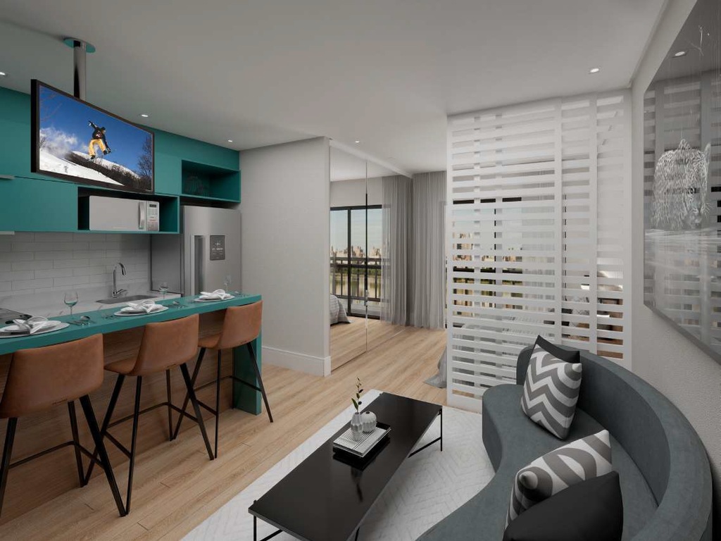 Apartamento à venda em São Paulo, Parque das Paineiras, com 2 quartos, 36,5m² - Renaldo Moura