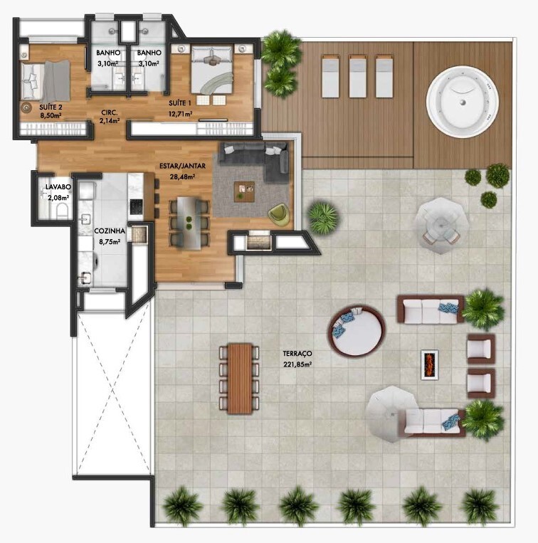 Apartamento, 2 quartos, 87 m² - Foto 15