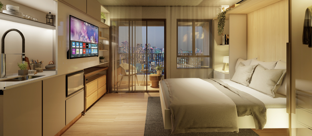 Apartamento à venda em São Paulo, Vila Clementino, com 1 quarto, 30,4m² - Renaldo Moura