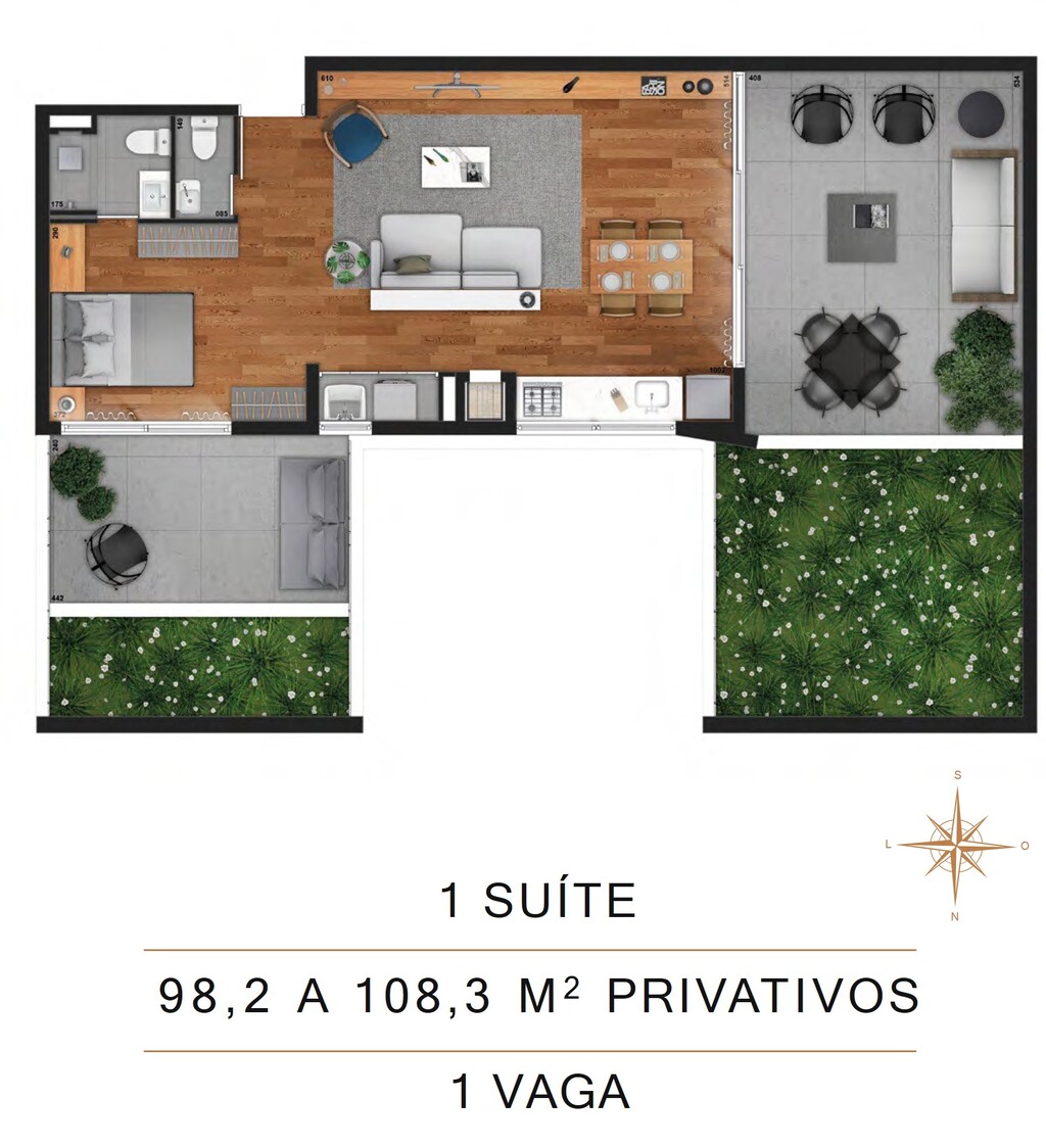 Apartamento, 1 quarto, 98 m² - Foto 16