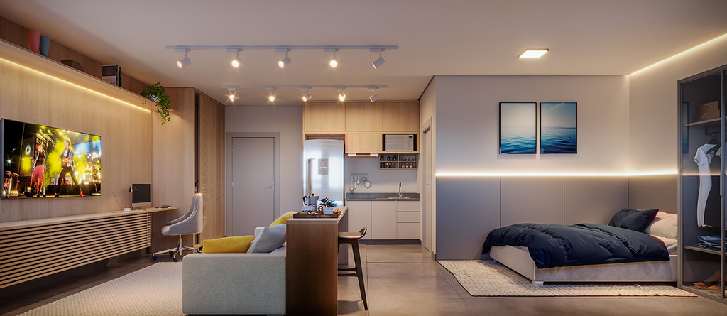 Studio à venda em São Paulo, Mooca, com 1 quarto, 26m² - Renaldo Moura