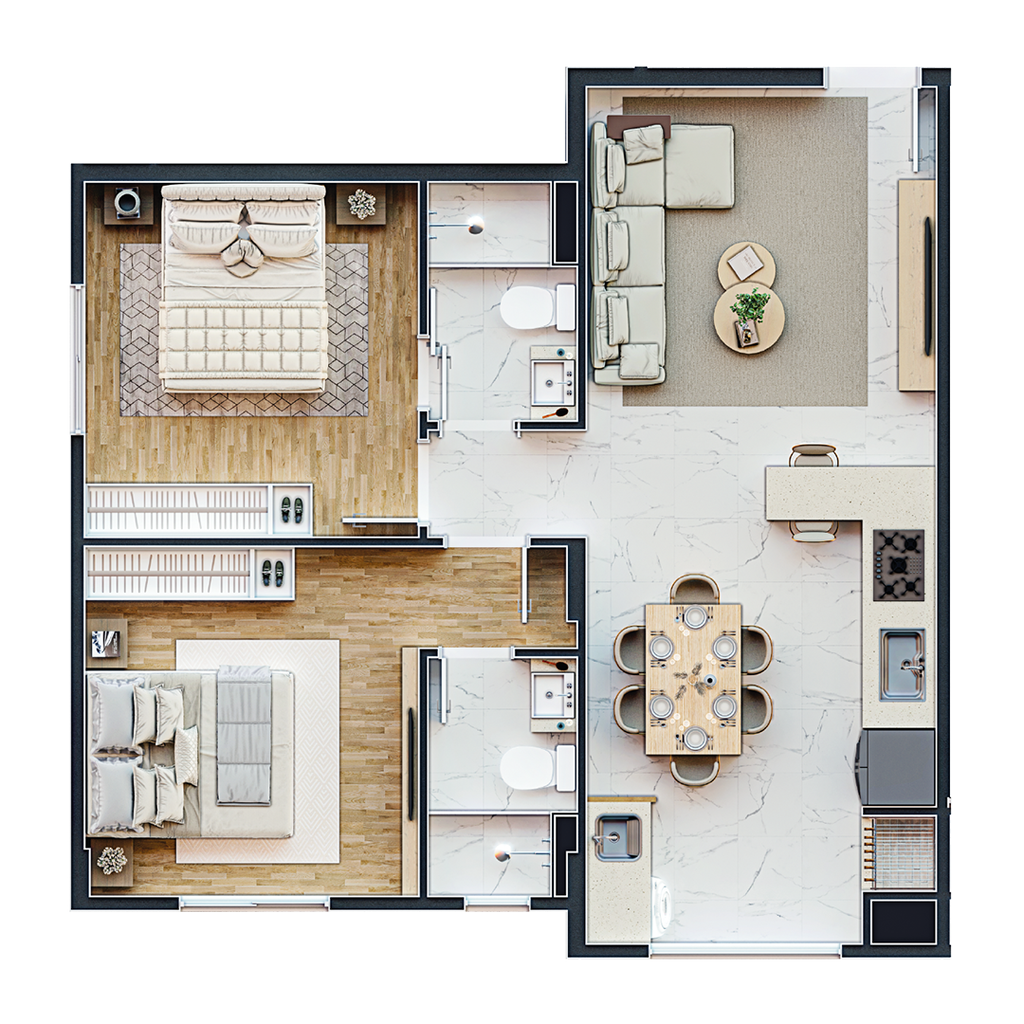 Apartamento, 2 quartos, 60 m² - Foto 19