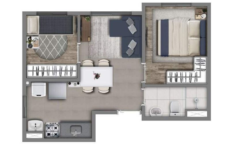 Apartamento à venda com 2 quartos, 31m² - Foto 20