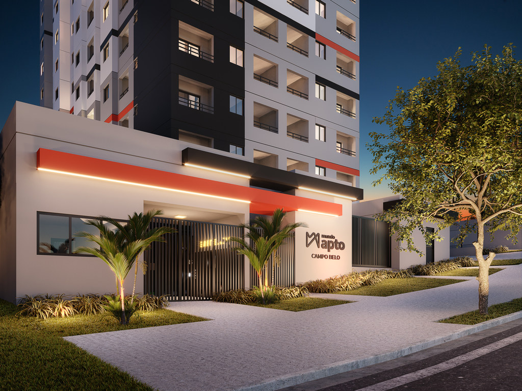 Apartamento à venda em São Paulo, Campo Belo, com 2 quartos, 36,8m² - Chaves Imob