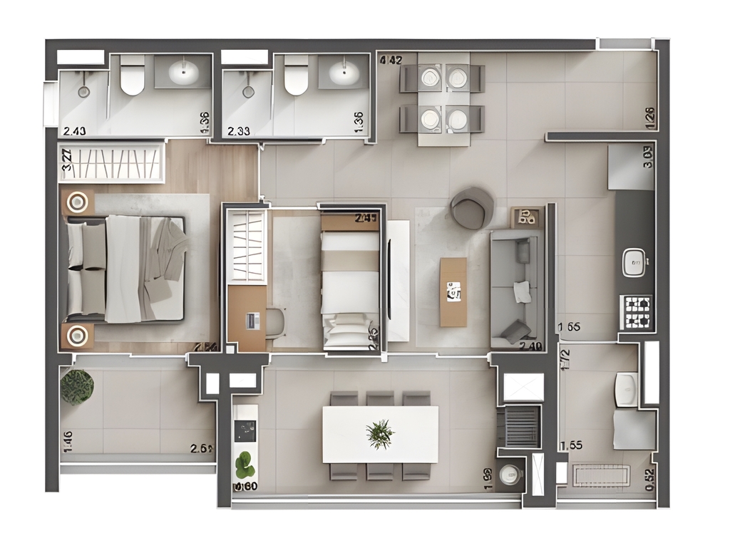 Apartamento, 1 quarto, 26 m² - Foto 16