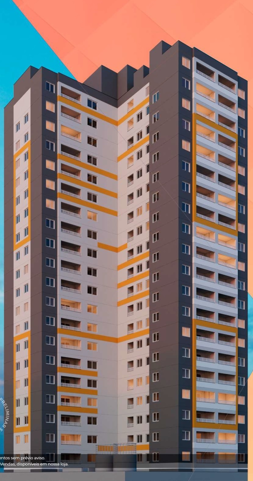Cobertura à venda em São Paulo, Cupecê, com 1 quarto, 84,83m² - Chaves Imob