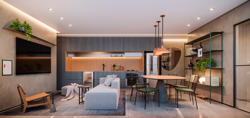 Apartamento Garden à venda em São Paulo, Moema, com 1 quarto, 47,85m² - Carreyra Imobiliaria