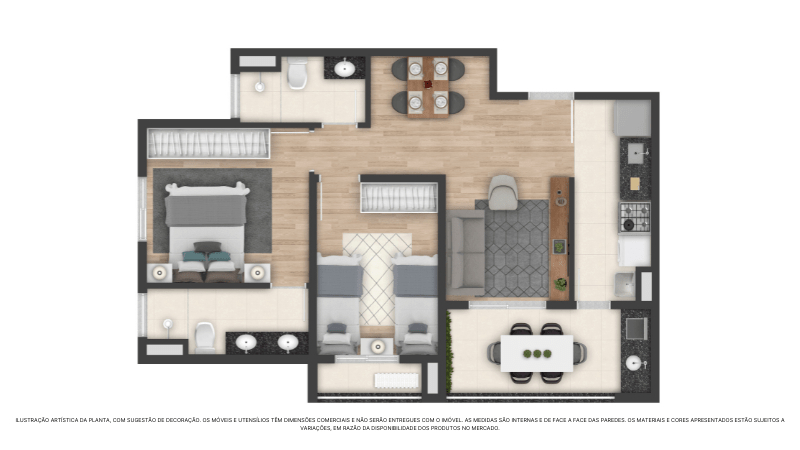 Apartamento, 2 quartos, 51 m² - Foto 34