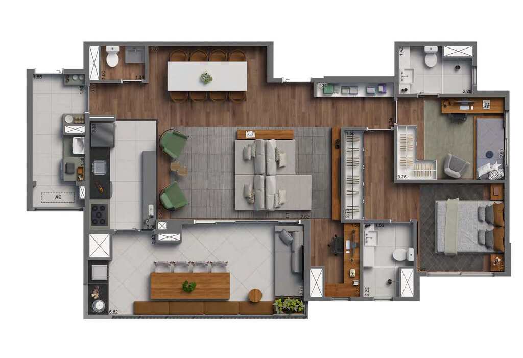 Apartamento, 2 quartos, 60 m² - Foto 47