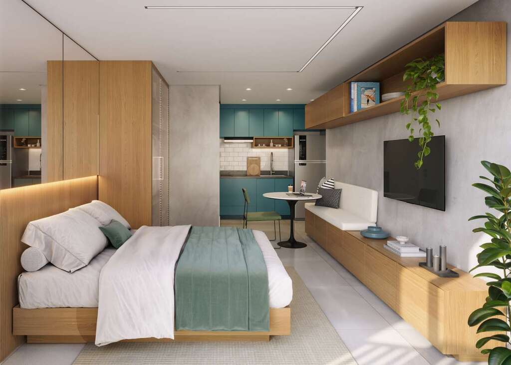 Studio à venda em São Paulo, Bela Vista, com 1 quarto, 24,77m² - Meu Apartamento