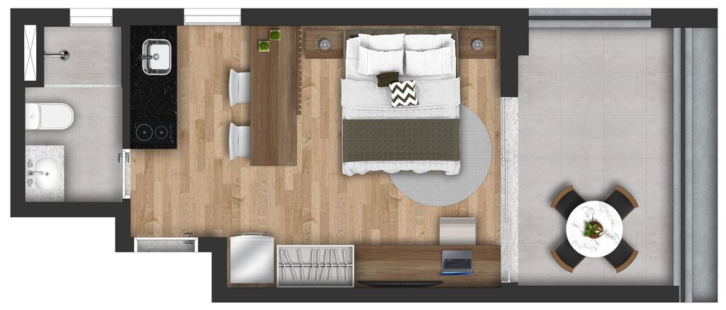 Apartamento, 1 quarto, 42 m² - Foto 17