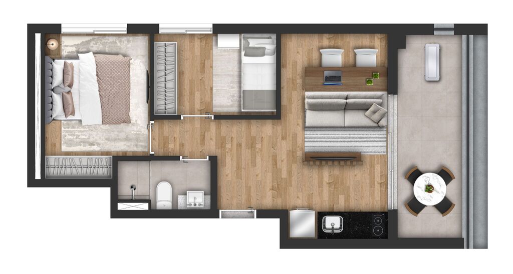 Apartamento, 1 quarto, 42 m² - Foto 18