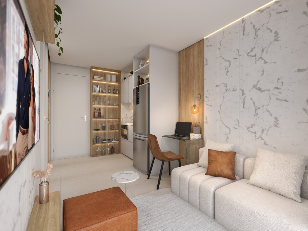 Apartamento Garden à venda em São Paulo, Perdizes, com 1 quarto, 37,36m² - Renaldo Moura