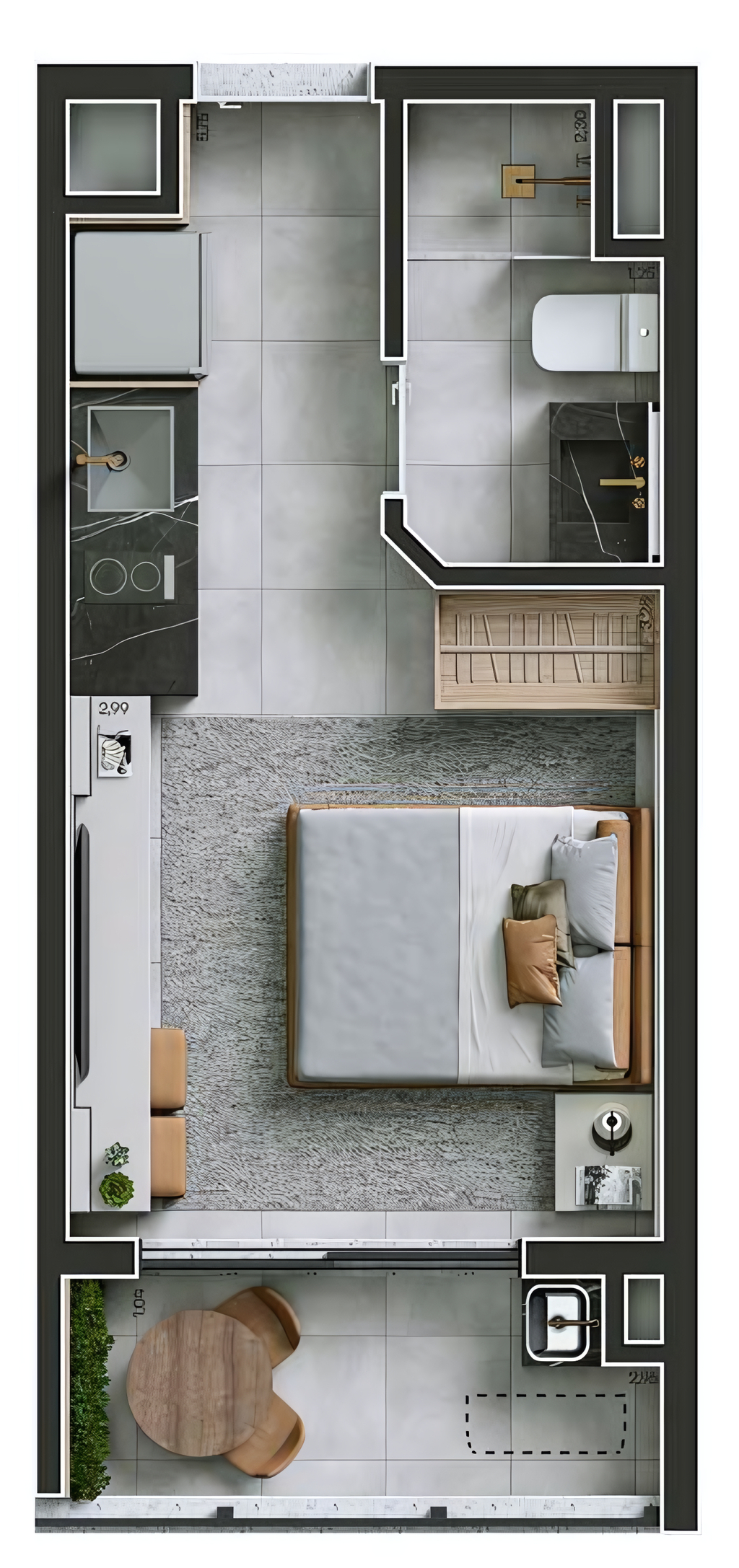 Apartamento, 1 quarto, 36 m² - Foto 10