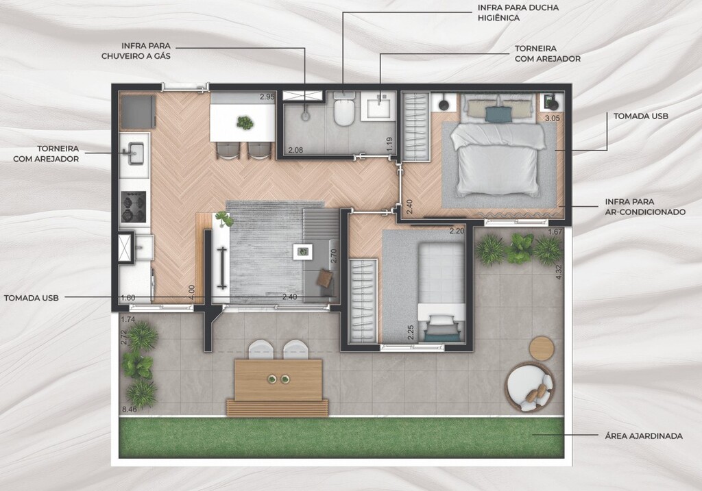 Apartamento à venda com 2 quartos, 37m² - Foto 26