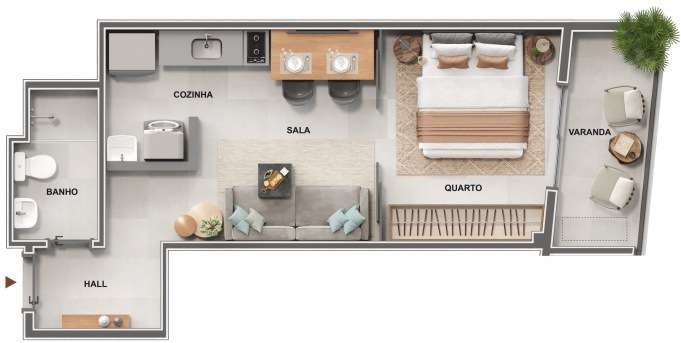 Apartamento, 2 quartos, 41 m² - Foto 14