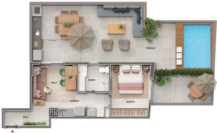 Apartamento, 2 quartos, 41 m² - Foto 24