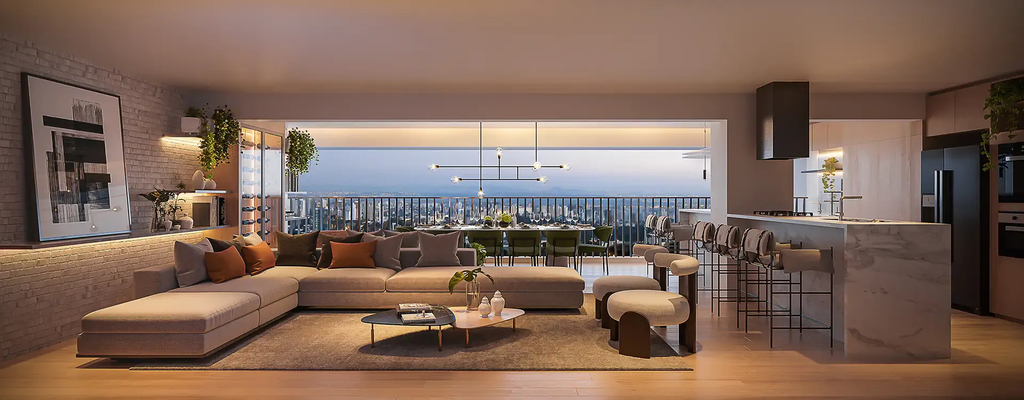 Apartamento à venda em São Paulo, Brooklin Novo, com 4 quartos, 164,33m² - Renaldo Moura