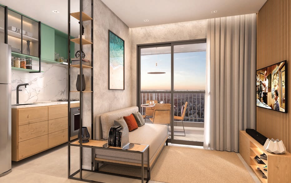 Apartamento à venda em São Paulo, Santo Amaro, com 2 quartos, 52,47m² - Renaldo Moura