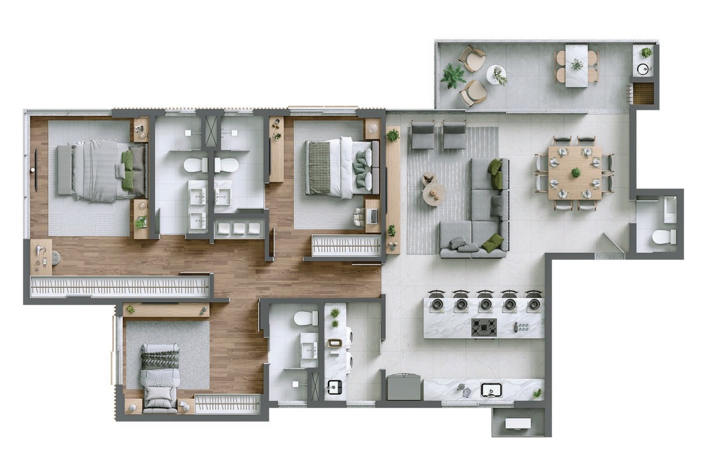 Apartamento, 3 quartos, 134 m² - Foto 47