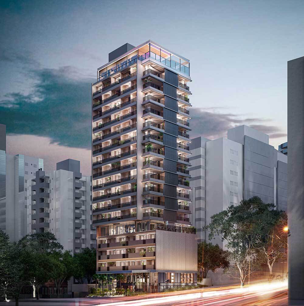 Studio à venda em São Paulo, Jardim Paulista, com 1 quarto, 25m² - Carreyra Imobiliaria