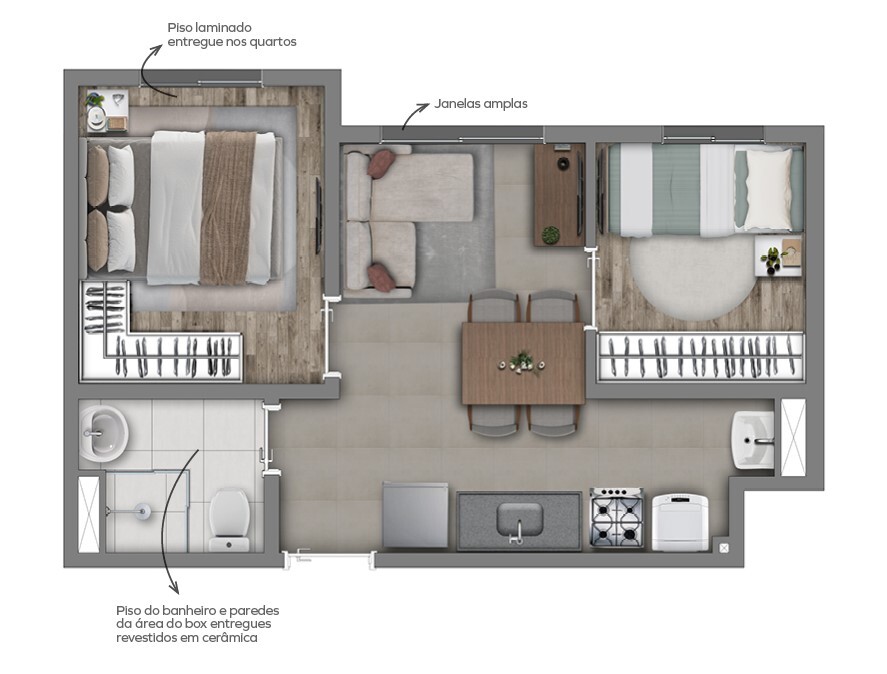 Apartamento, 1 quarto, 24 m² - Foto 19