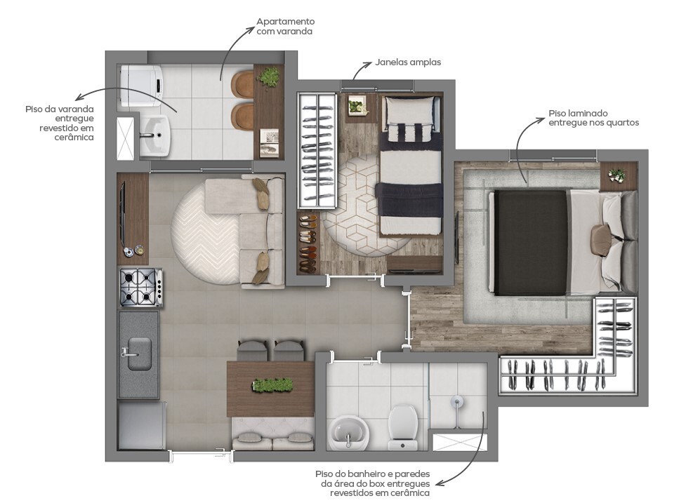 Apartamento, 1 quarto, 24 m² - Foto 20