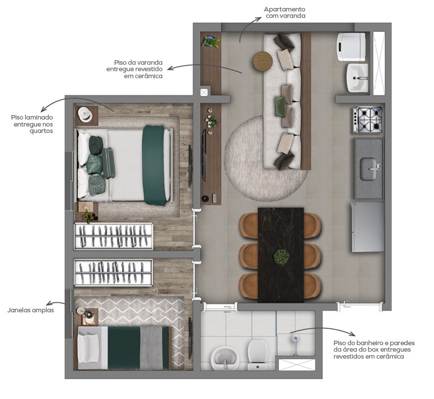 Apartamento, 1 quarto, 24 m² - Foto 21