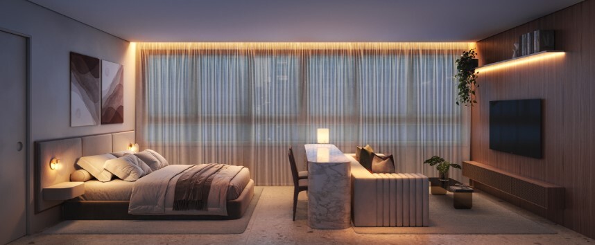 Studio à venda em São Paulo, Indianópolis, com 1 quarto, 37m² - Renaldo Moura