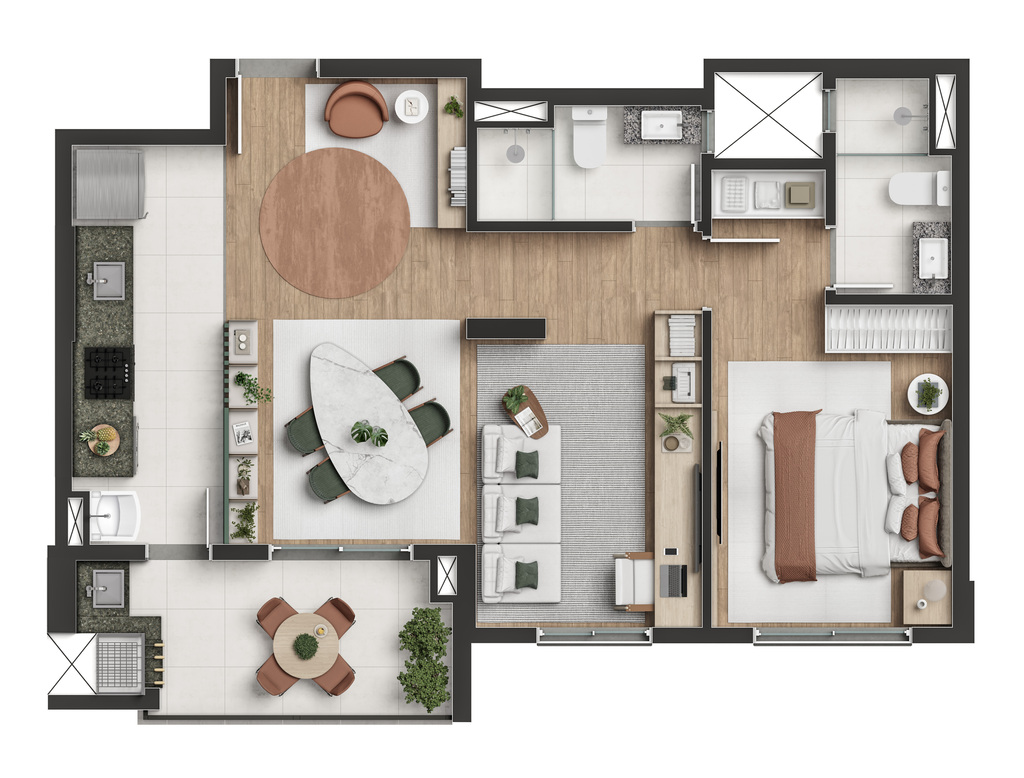 Apartamento à venda com 3 quartos, 66m² - Foto 27