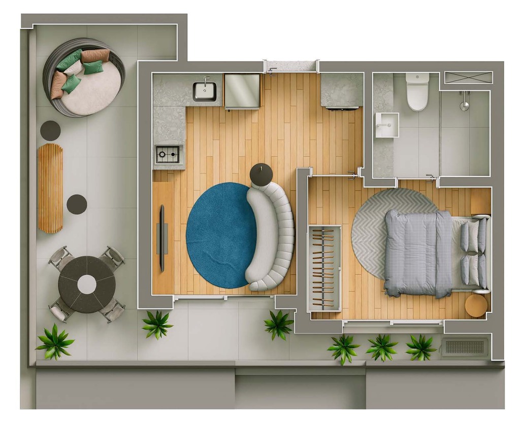 Apartamento à venda com 1 quarto, 27m² - Foto 31
