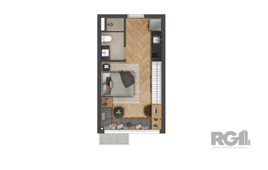 Loft para venda no bairro Cidade Baixa em Porto Alegre
